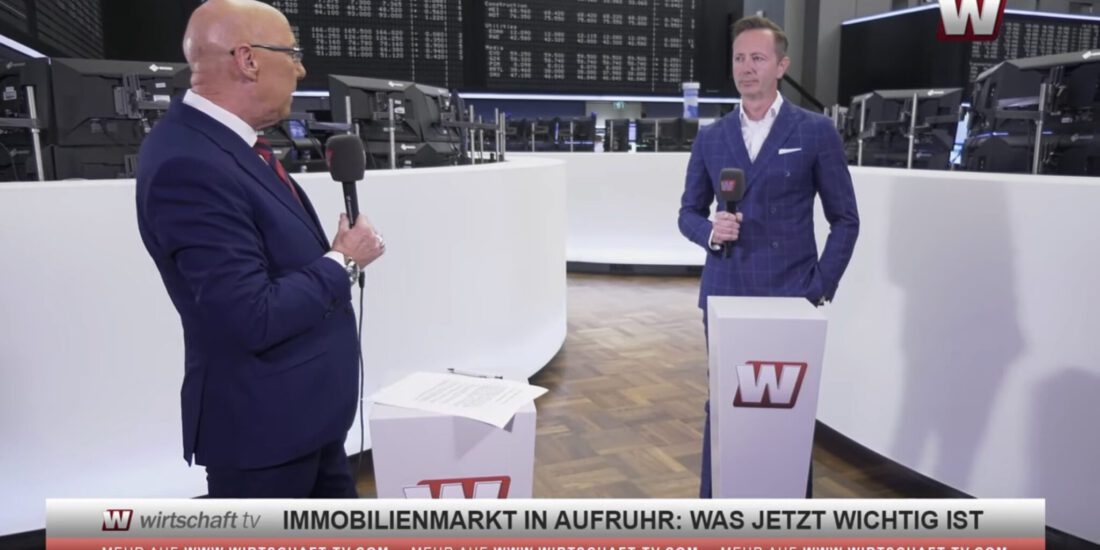 Gordon Grundler zu Gast bei Wirtschaft TV an der Frankfurter Börse